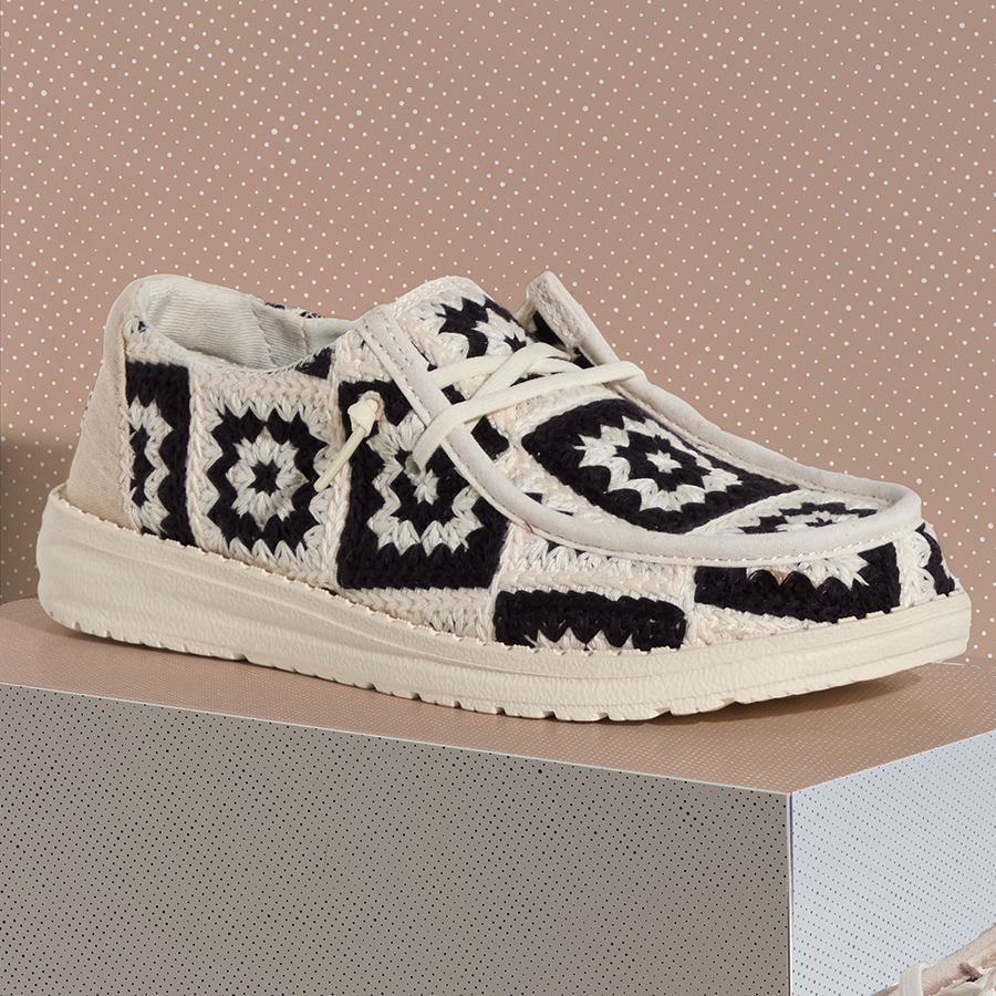 Wendy Cottage Crochet - Black/Multi - Image 2