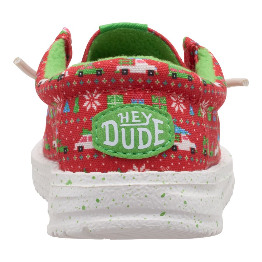 Wally Toddler Holiday Sweater - Red/Green - Image 5